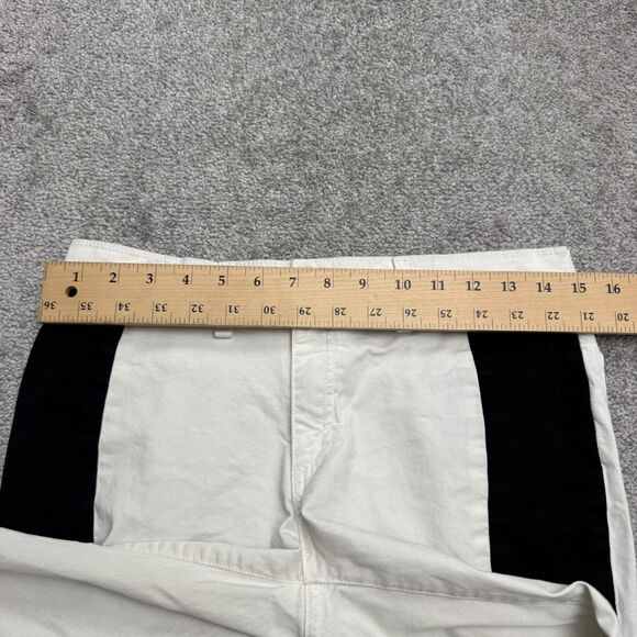 Rag & Bone Colorblock Skinny Ankle Denim Jeans Womens 30 Black White Mid Rise - Picture 8 of 14